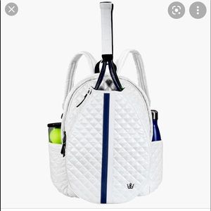 Oliver Thomas Tennis backpack . White/Navy